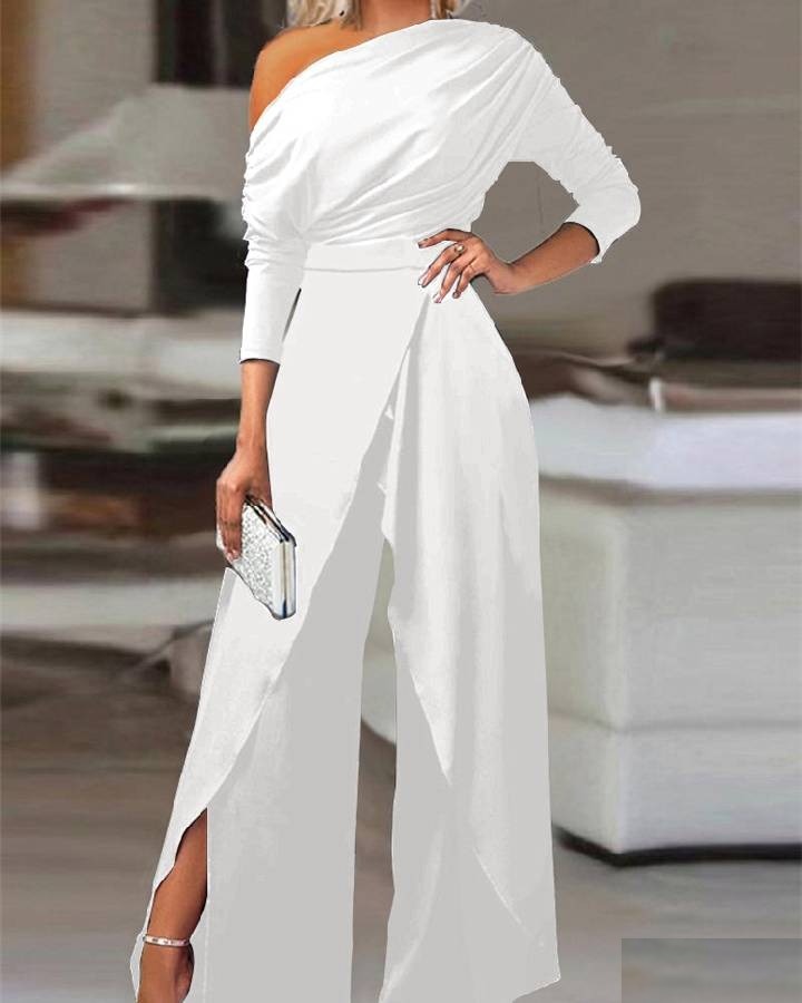 Combinaison femme ceremonie mariage - Vue 4 - CombiCérémonie