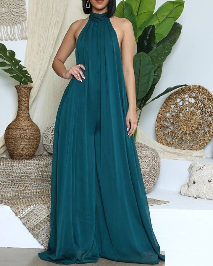 Combinaison large femme chic - Vue 4 - CombiCérémonie