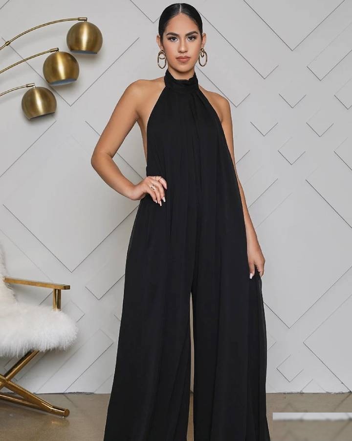 Combinaison large femme chic - Vue 2 - CombiCérémonie