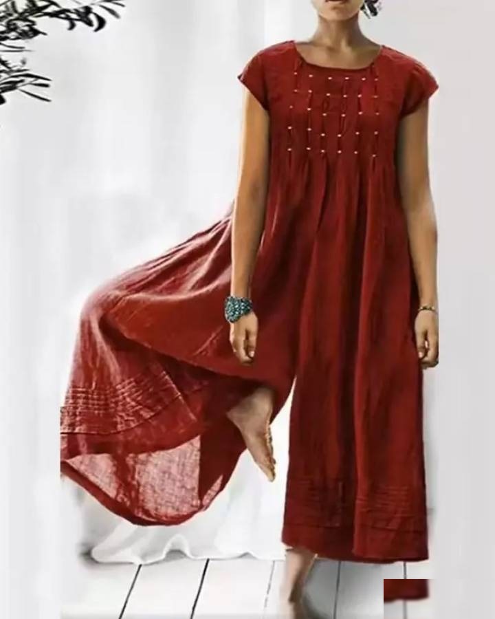 Combinaison femme fluide chic - Vue 2 - CombiCérémonie