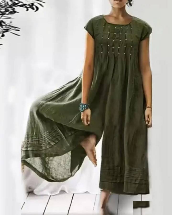 Combinaison femme fluide chic - Vue 4 - CombiCérémonie