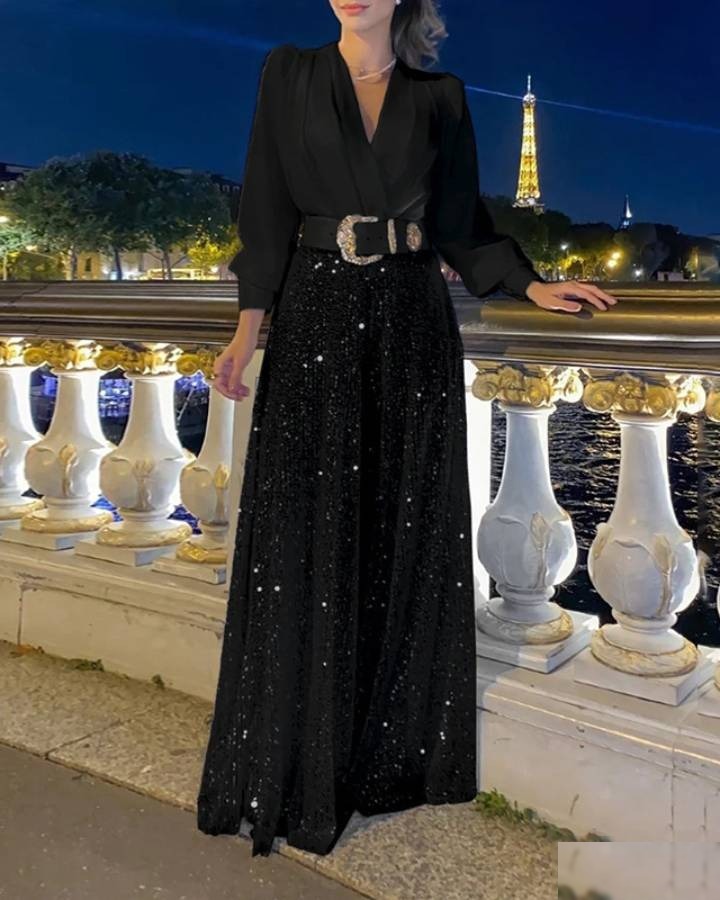 Combinaison Pantalon Fluide Femme - Vue 3 - CombiCérémonie