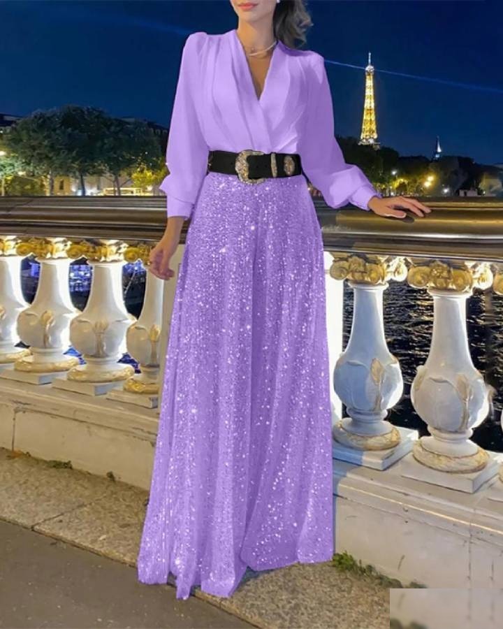 Combinaison Pantalon Fluide Femme - Vue 8 - CombiCérémonie