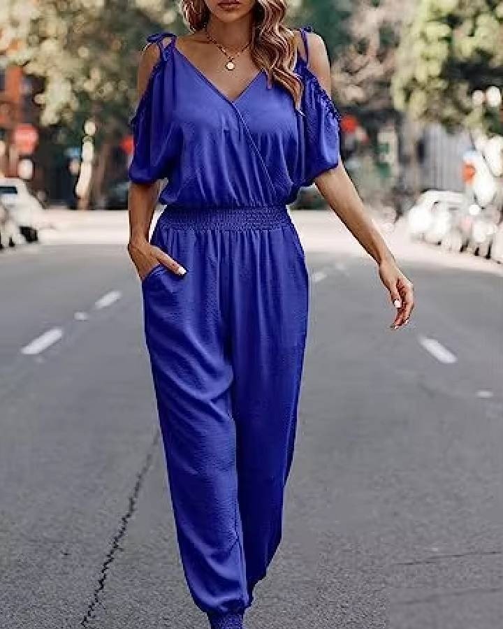 Combinaison pantalon d été femme - Vue 4 - CombiCérémonie