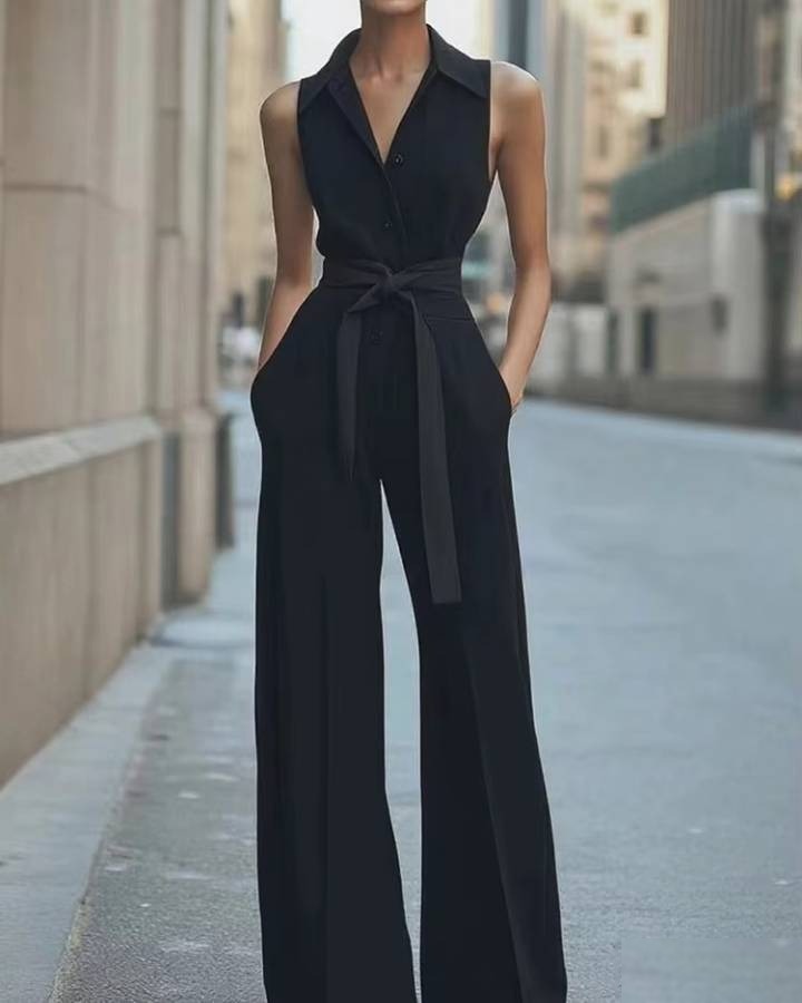 Combinaison Pantalon Sans Manches - Vue 3 - CombiCérémonie