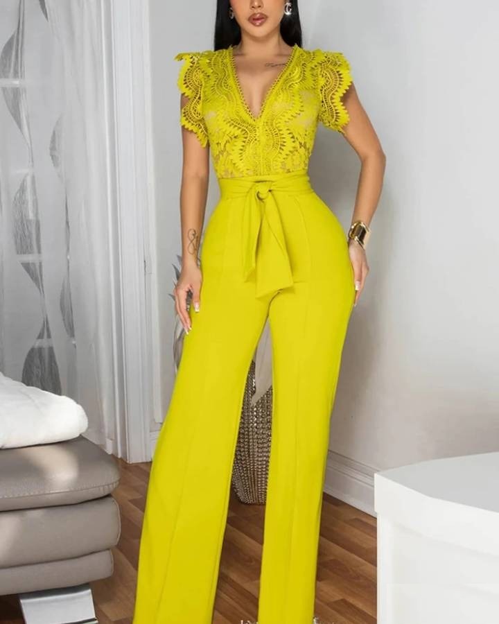 Combinaison cérémonie femme élégante - Vue 4 - CombiCérémonie