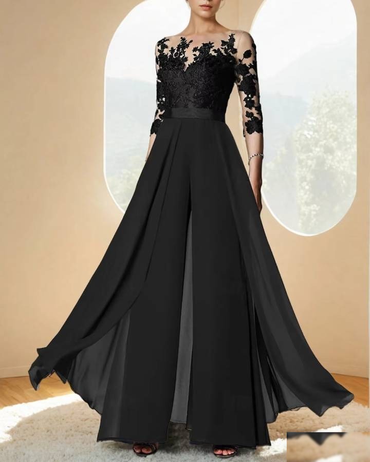 Robe et combinaison - Vue 2 - CombiCérémonie