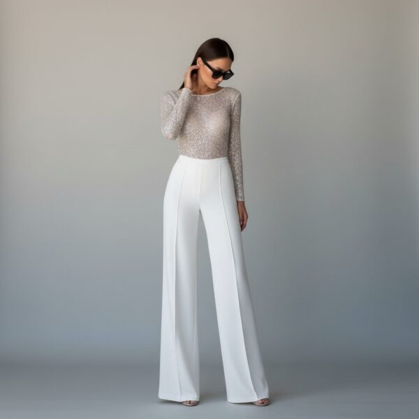 Combinaison Pantalon Femme Chic pour Mariage