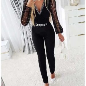 Combinaison manche longue femme chic - CombiCérémonie