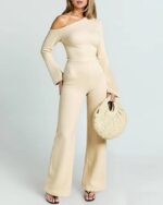 Combinaison beige élégante - CombiCérémonie