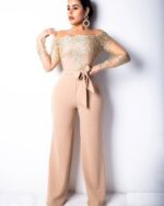 Combinaison beige mariage - CombiCérémonie