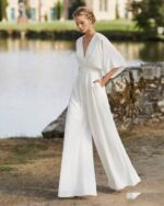 Combinaison Blanche Fluide - CombiCérémonie