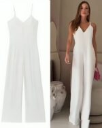 Combinaison blanche jambe large - CombiCérémonie
