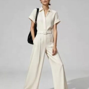 Combinaison blanche manche courte - CombiCérémonie