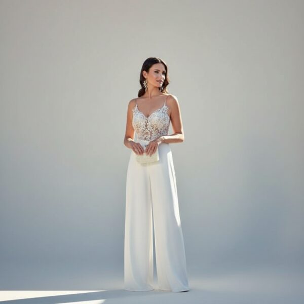Combinaison chic mariage femme