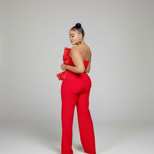Combinaison chic tenue mariage invité femme pantalon