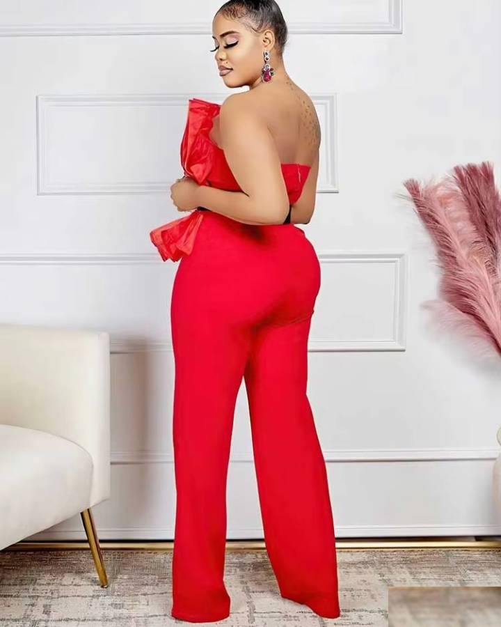 Combinaison chic tenue mariage invité femme pantalon - CombiCérémonie