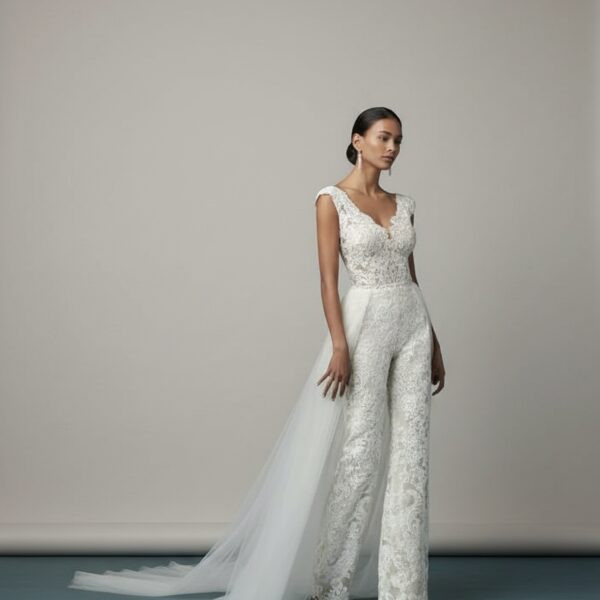 Combinaison de mariage femme