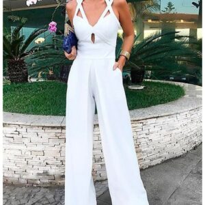 Combinaison blanche élégante - CombiCérémonie