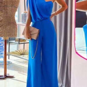 Combinaison femme bleu roi - CombiCérémonie