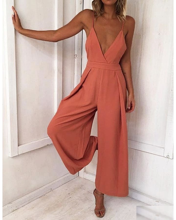 Combinaison Femme Chic Dos Nu - Vue 2 - CombiCérémonie