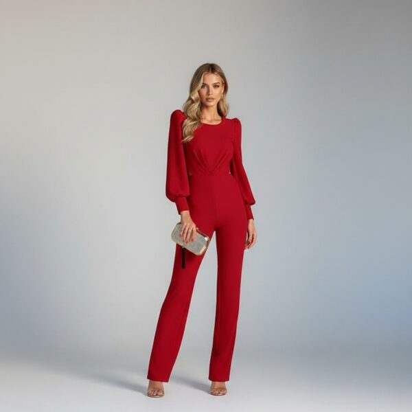 Combinaison femme rouge