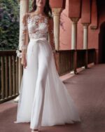 Combinaison fleurie mariage - CombiCérémonie