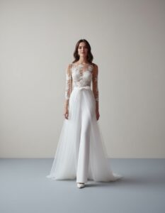 Combinaison fleurie mariage - CombiCérémonie