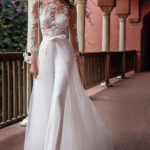 Combinaison fleurie mariage - CombiCérémonie