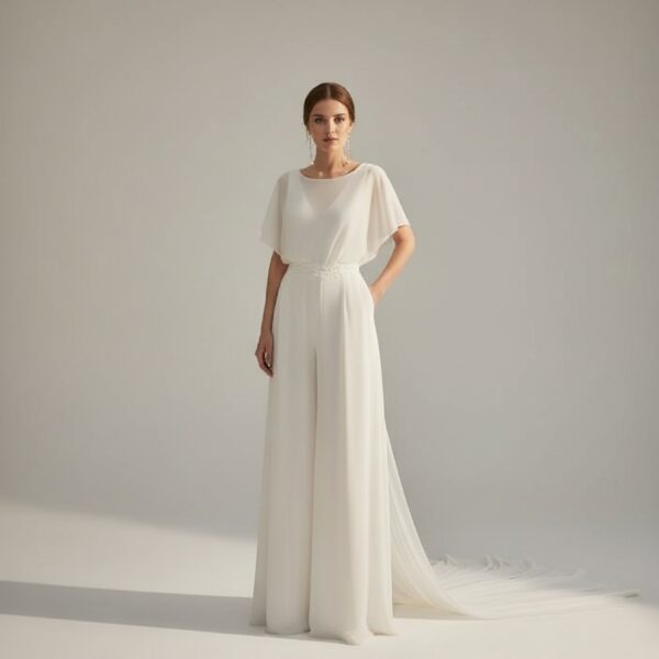 Combinaison fluide pour mariage
