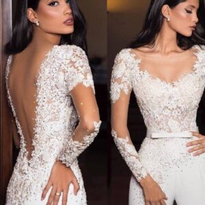 Combinaison mariage dos nu - CombiCérémonie