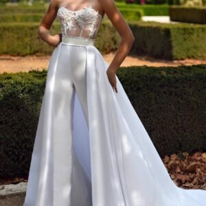 Combinaison Mariage Élégante Bustier - CombiCérémonie