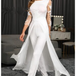 Combinaison Mariée Blanche - CombiCérémonie