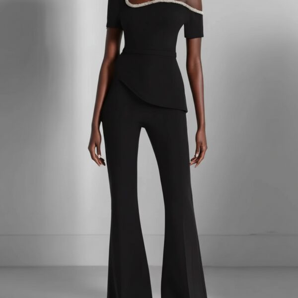 Combinaison noire femme habillée