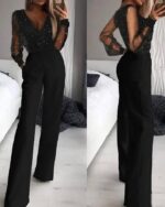 Combinaison noire manche longue - CombiCérémonie