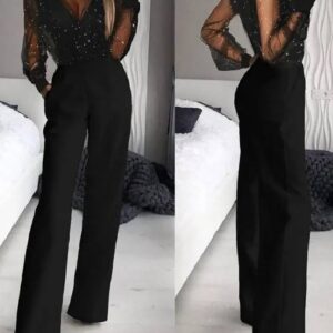 Combinaison noire manche longue - CombiCérémonie