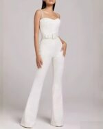 Combinaison paillette blanche - CombiCérémonie