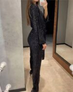 Combinaison paillette manche longue - CombiCérémonie