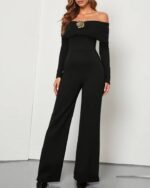 Combinaison pantalon epaule dénudée - CombiCérémonie