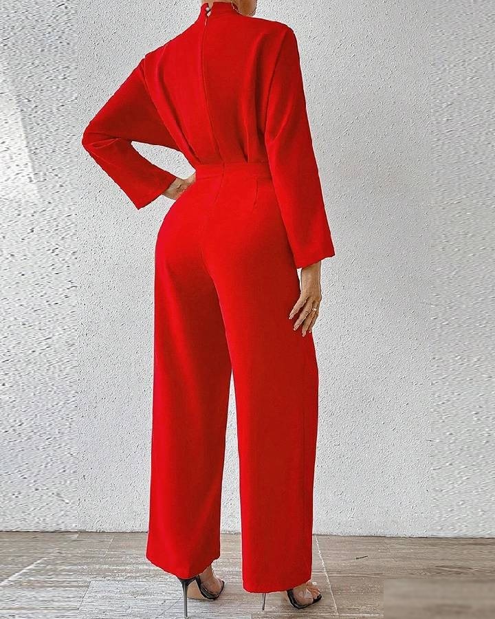 Combinaison pantalon femme habillée manche longue - CombiCérémonie