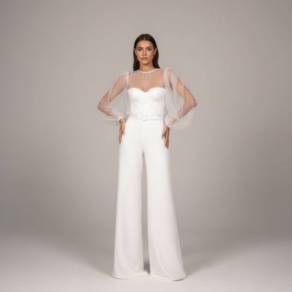Combinaison pantalon femme habillée pour mariage