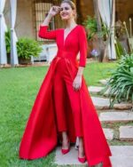 Combinaison rouge mariage - CombiCérémonie