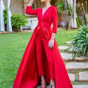 Combinaison rouge mariage - CombiCérémonie