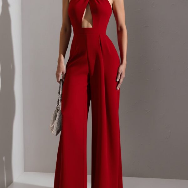 Combinaison soirée rouge