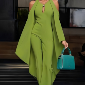 Combinaison verte femme ceremonie - CombiCérémonie