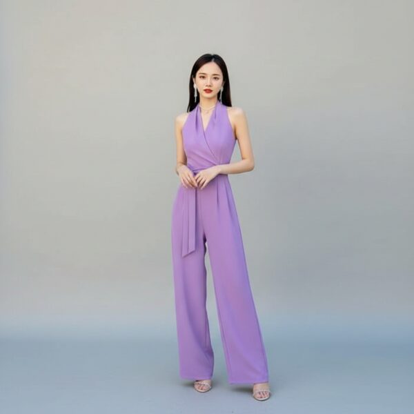 Combinaison violette femme