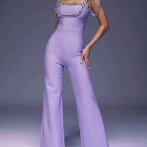 Combinaison violette femme mariage - CombiCérémonie