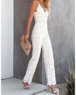 Combinaison femme chic blanche - CombiCérémonie