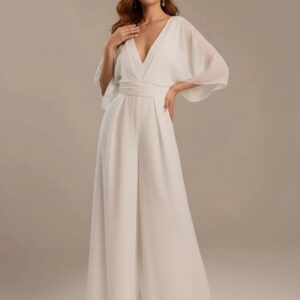 Combi pantalon fluide mariage   CombiCeremonie