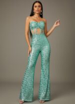 Combinaison a paillette cérémonie femme   CombiCeremonie